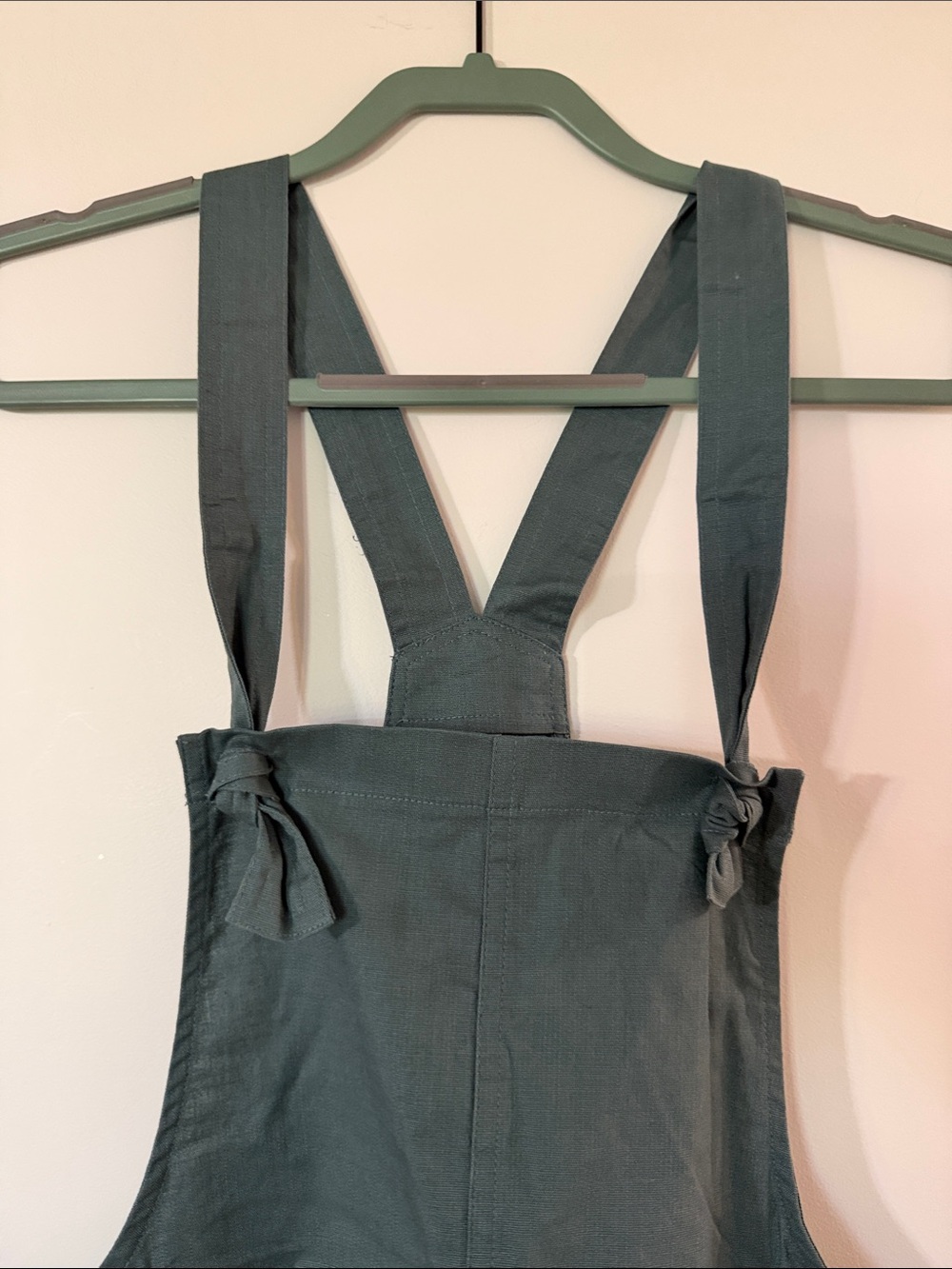 Zenana Outfitters Dark Green Short Overalls - Picture 4 of 7
